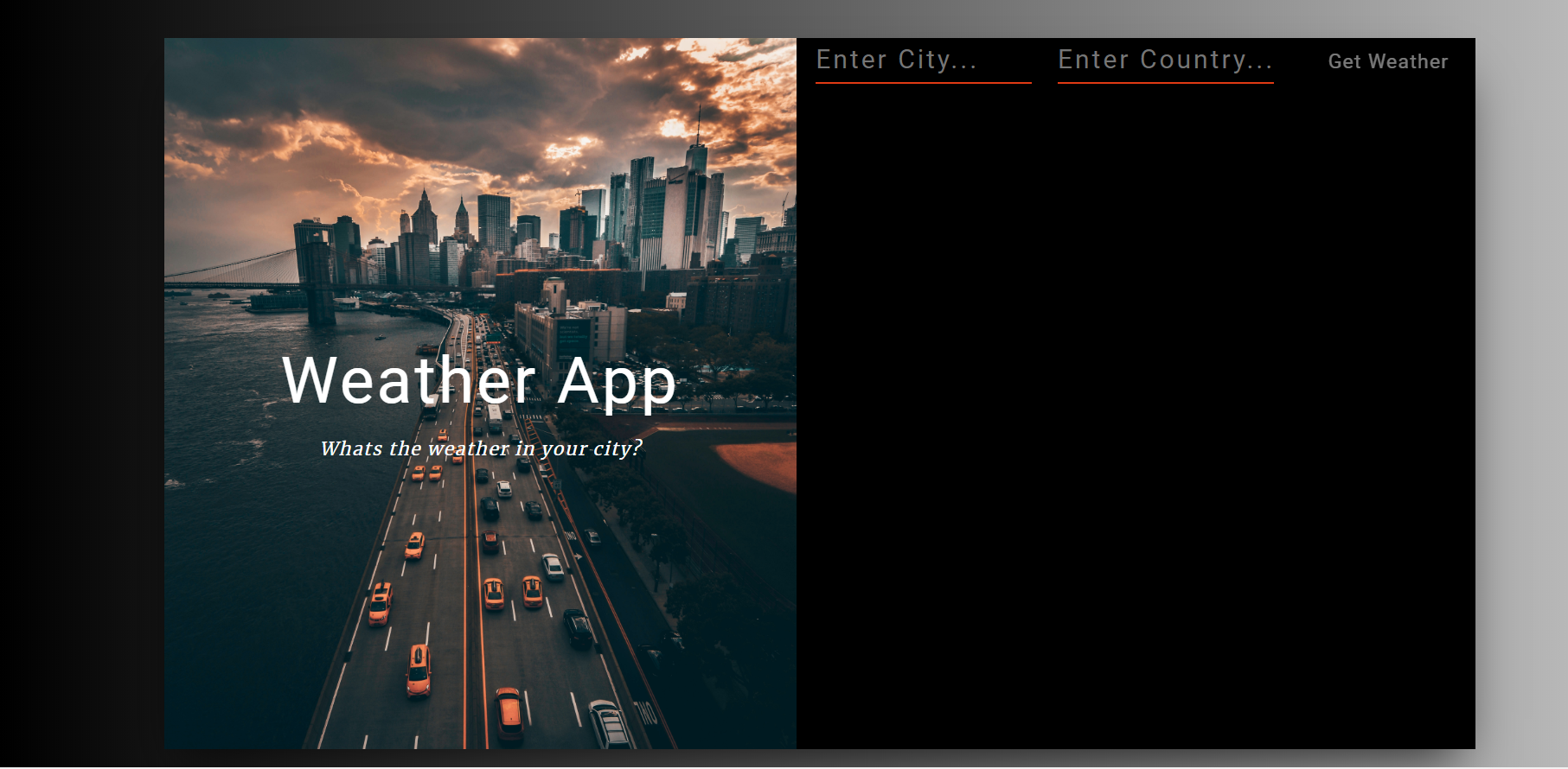 Weather Scanner Application